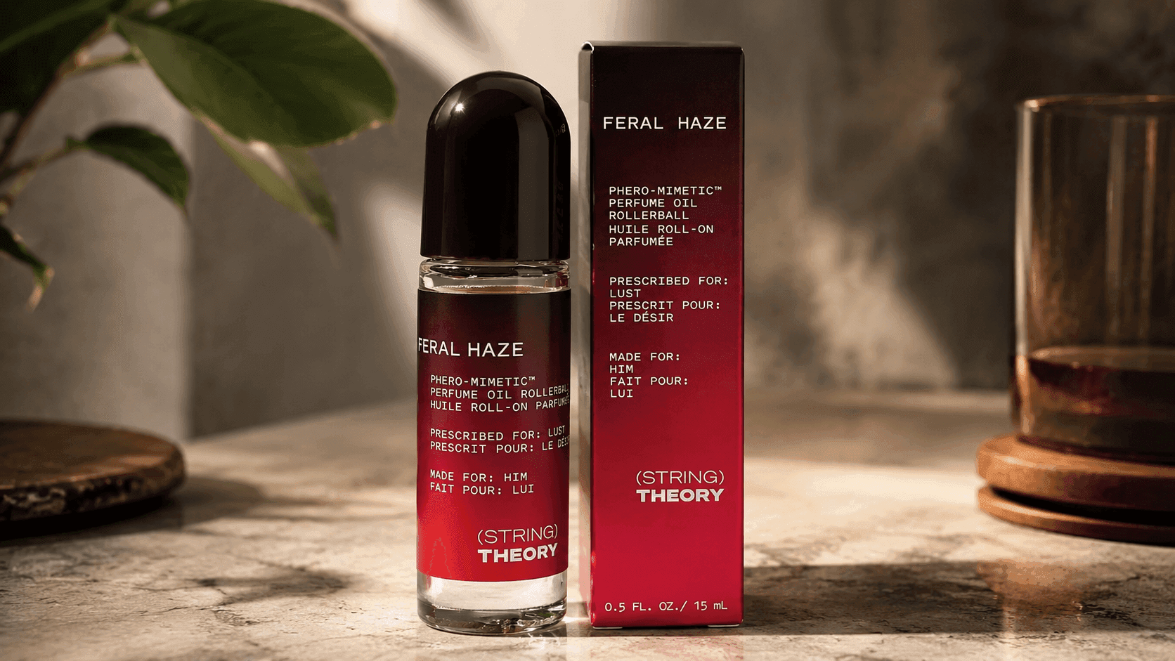 STRING THEORY Pheromone Roll On Cologne Oil for Men