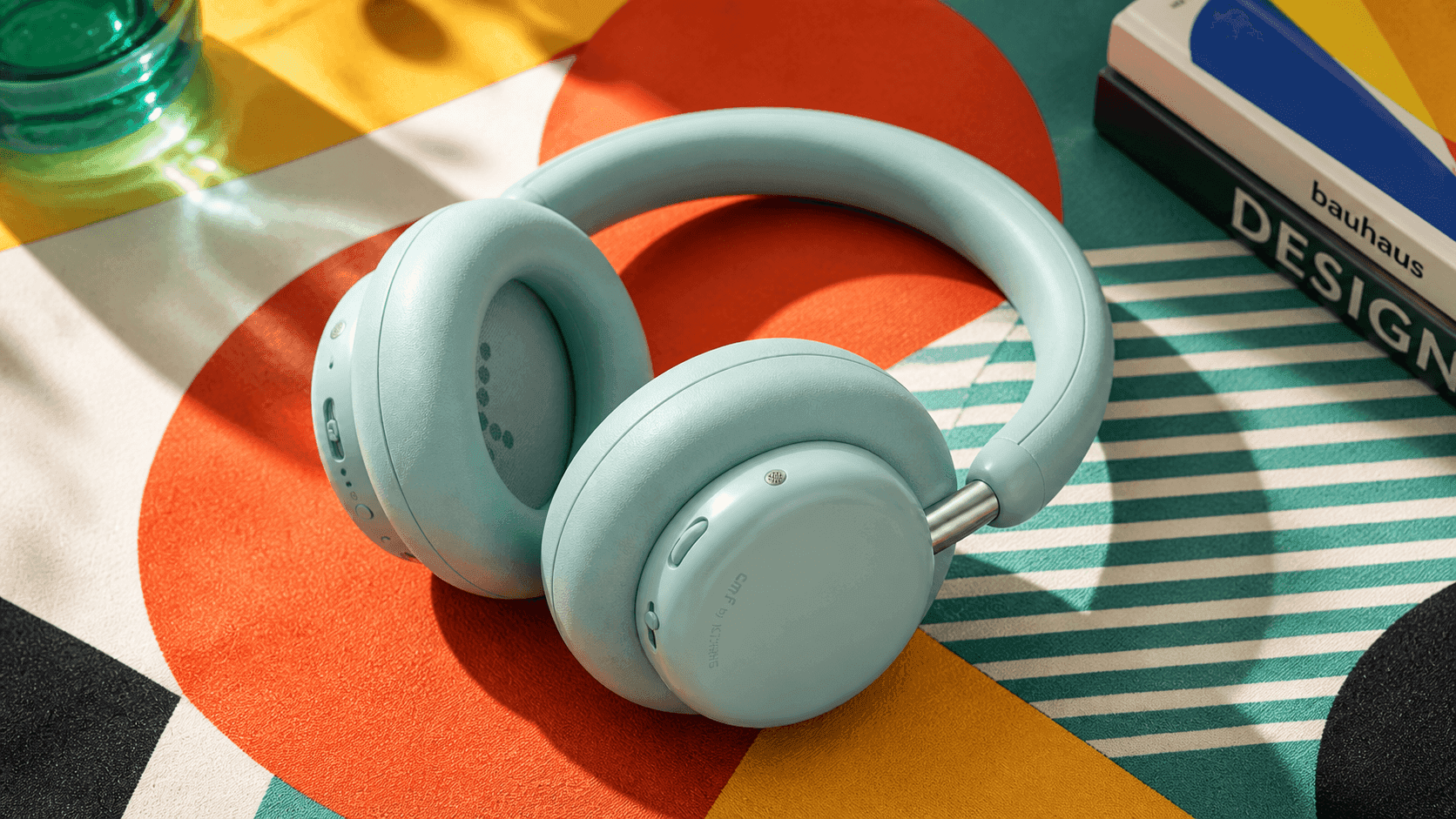 CMF BY Nothing Pro Active Noise Canceling Wireless Headphone matte black foldable design with cushioned ear cups and minimal industrial style