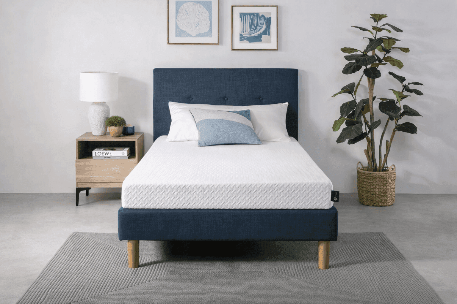 ZINUS budget memory foam mattress twin size with breathable cover