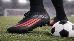 adidas F50 Club Mid Firm Multi Ground Sneaker close up of textured upper for ball control