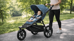 Thule Urban Glide 3 stroller with large air-filled tires for jogging and all-terrain use