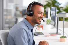 Logitech H390 Wired Headset with USB cable and noise-canceling microphone, ideal for clear calls, online meetings, and remote work setup