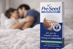 Pre-Seed Fertility Lubricant applicator and tube designed for sperm-friendly conception support