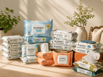 Honest Company Clean Conscious Baby Wipes pack with soft textured wipes for sensitive baby skin