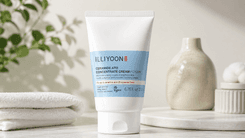Illiyoon Ceramide Ato Concentrate Cream moisturizing dry sensitive skin with rich ceramide barrier care formula